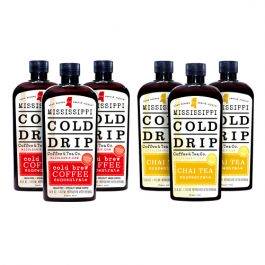 3 Coffee Concentrate (16oz) and 3 Chai Tea (16oz) – Monthly Subscription