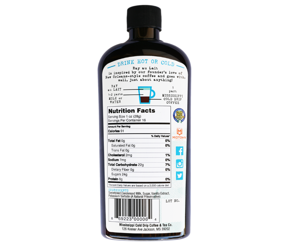 MS Cold Drip Ray au Lait Coffee Sweetener