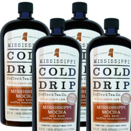 MS Cold Drip Mississippi Mocha Coffee Concentrate 4 Bottle Monthly Subscription