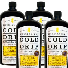 MS Cold Drip Mill St. Vanilla Coffee Concentrate 4 Bottle Bundle